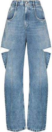 Maison Margiela Loose-fit Jeans - Dames - Loose Fit Jeans - Blauw - XS - Denim - Jeans