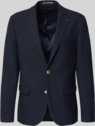 Bugatti Regular Fit 2-Knopf-Sakko mit Pattentaschen in Marine, Gr&ouml;&szlig;e 27