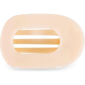 Teleties Large Flat Round Hair Clip in Almond Beige at Nordstrom
