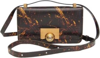 Bottega Veneta Pre-owned Mini The Classic - Dames - Vintage Schoudertas - Bruin - ONE Size - Leer - Vintage