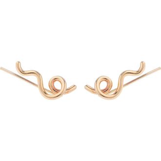 Bea Bongiasca Mini Wow Ear Crawlers in Gold at Nordstrom