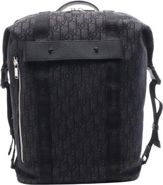 Dior Zaino Oblique Canvas Safari 2021-2025 - Nero