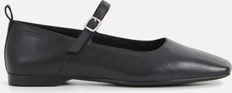 Vagabond Delia Leather Mary Jane Flats in zwart voor dames