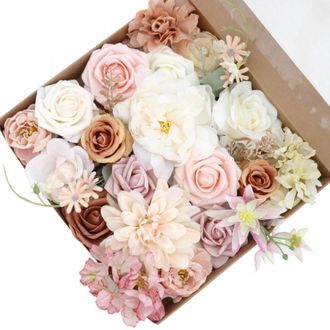 OEM Flores Artificiales Con Tallo, Ideales Para Proyectos Creativos, Ramos De Novia Hechos A Mano, Decoraci&oacute;n De Mesas, Decoraci&oacute;n Oto&ntilde;al Y Combinaciones 