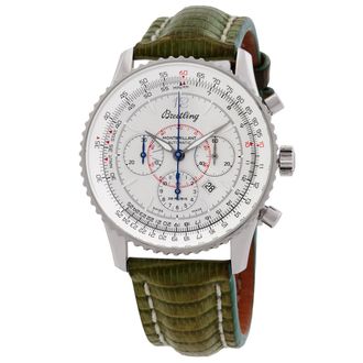 Breitling Pre-owned Breitling Montbrillant Automatic Silver Dial Mens Watch A41330