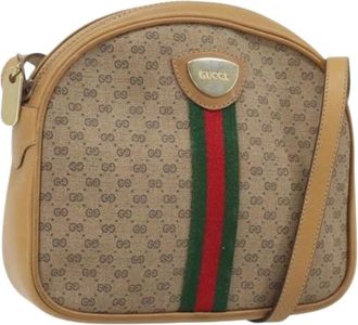 Gucci Borsa a spalla Pre-owned Vintage Micro Small GG Canvas - - Pre-owned - Donna - Beige - ONE SIZE