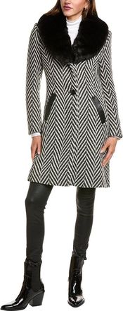 Via Spiga Wool-Blend Coat