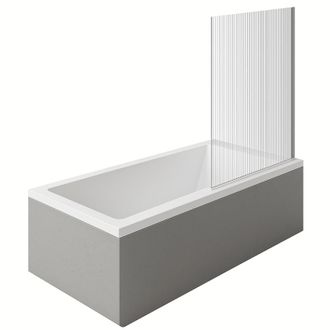 Duravit Ba&ntilde;era Derecha Duravit Starck 1700x750mm + Mampara De Ba&ntilde;era Derecha Aurys Raywall Cromo