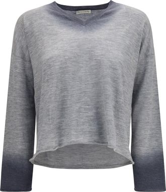 Mirror in the Sky Womens T-Shirt Indra Cashmere Thunder-Charcoal (capra Hircus) Knitwear Thunder/charcoal Sweater