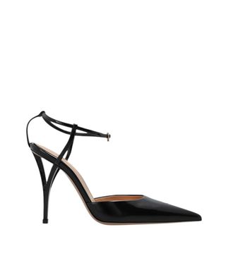 Gianvito Rossi Black Ankle-strap Pumps