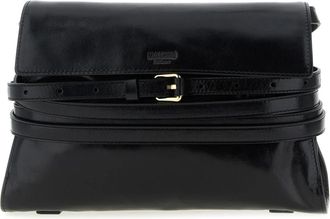 Moschino Tie Me Crossbody Bag - Dames - Clutches - Zwart - ONE Size - Leer - Tassen