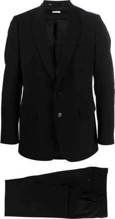 Dries Van Noten Single-breasted pak - Heren - Business pakken - Zwart - L - Kostuums
