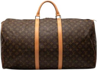 Louis Vuitton Pre-owned Weekend Bags, female, Brown, Size: ONE SIZE Pre-owned Keepall 60