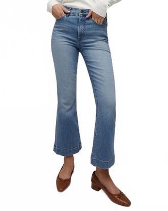 Veronica Beard Carson Kick-Flare Jean In Amethyst