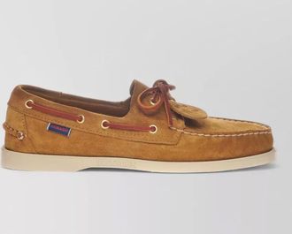 Sebago leather suede boat shoes