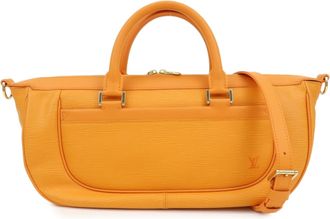 Louis Vuitton Dhanura Epi Leather Orange Leather Handbag (Pre-Owned)