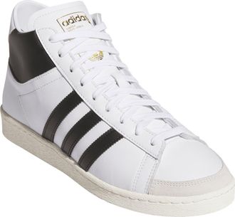 adidas Gender Inclusive Jabbar Hi Basketball Sneaker in Footwear White/Core Black at Nordstrom, Size 12.5 Womens
