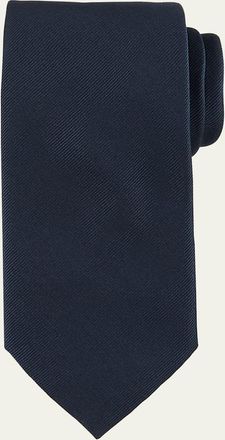 Brioni Solid Textured Silk Tie