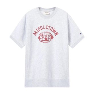 Champion Tops, Heren, Grijs, M, Katoen, Sweatshirt met korte mouwen