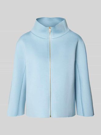 Rinascimento Rinascimento Blazer aus Viskose-Mix mit Stehkragen in Hellblau, Gr&ouml;&szlig;e XL