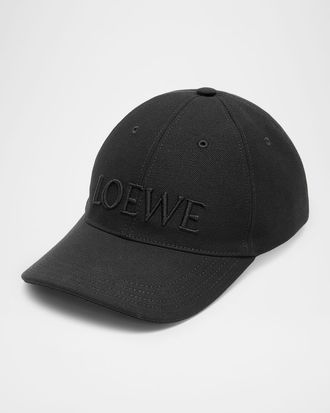 Loewe x Paula & apos;s Ibiza Embroidered Canvas Cap