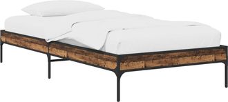 vidaXL Estructura De Cama Madera Envejecida 80 X 200 Cm Vidaxl