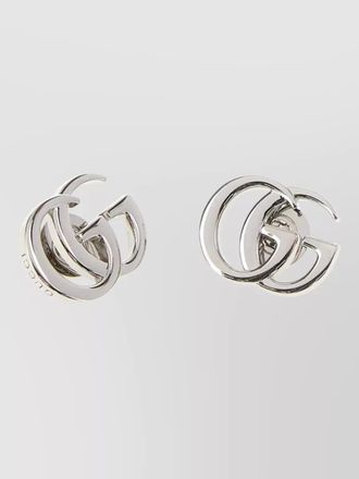 Gucci logo pendant earrings