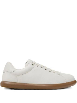 Camper leather lace-up trainers - White