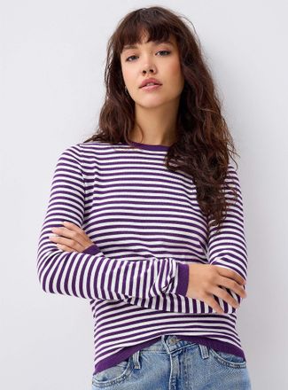 Twik Womens Fitted striped sweater