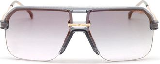 Carrera Square Semi-Rim Sunglasses - Gray