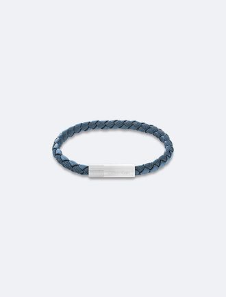 Calvin Klein Mens Braided Bracelet - Metallic - OS