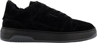 Nubikk Basket Court Fur - Heren - Sneakers - Zwart - 44 EU - Wol - Schoenen