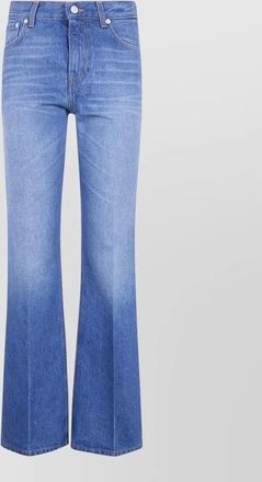 Haikure flora cropped flared trousers