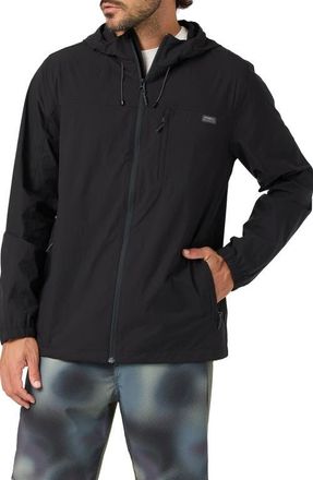 O'Neill TRVLR Windbreaker Jacket in Black at Nordstrom, Size Xx-Large