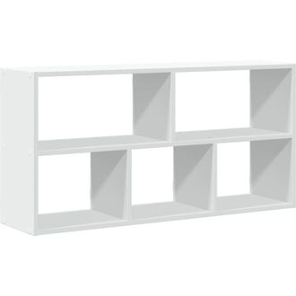 vidaXL Vidaxl - Estanter&iacute;a De Pared Madera Ingenier&iacute;a Blanca 100x25x50 Cm