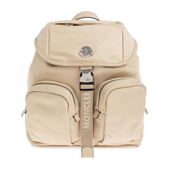 Moncler Backpacks, female, Beige, Size: ONE SIZE New Trick Backpack