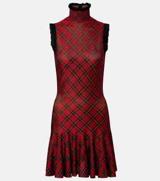 Alexander McQueen Plaid minidress