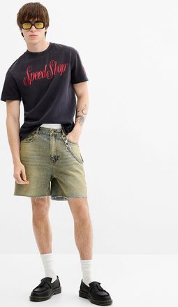 Deus Mens La Magie denim short