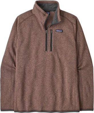 Patagonia Better Sweater 1/4 Zip Fleecepullover f&uuml;r Herren | braun