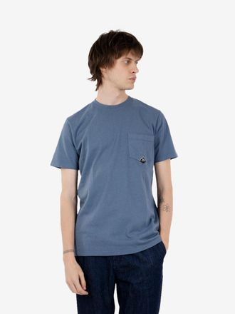 Roy Rogers T-Shirt Pocket Heavy Jersey SW mid blue