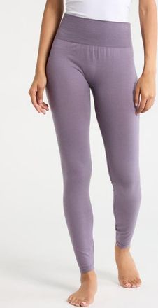 Smartwool Intraknit All Season Merino Wool Blend Base Layer Leggings in Purple Storm at Nordstrom, Size X-Large