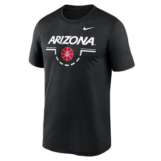 Nike Arizona Courtside Nike Mens Dri-FIT College T-Shirt in Black | 02TI00AUAN-5DA