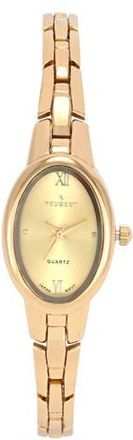 Peugeot Modern Oval Link Bracelet Watch- 30x25MM in Gold at Nordstrom