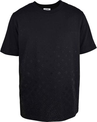 Casablanca T-shirt met monogram Zwart