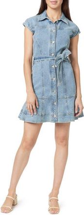 Habitual Belted Denim Minidress in Paloma at Nordstrom, Size Large