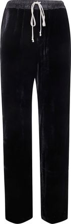Rick Owens Womens Dietrich Drawstring Pants - Black viscose - Size EU 38 (Womens)