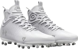 Under Armour Spotlight Lux MC 2.0 3025082-100 Mens White Football Cleats RHS8423