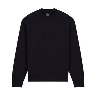 A|X Armani Exchange Felpe in rilievo - - Sweatshirts & Hoodies - Uomo - Blu - S