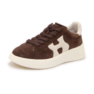 Hogan Sneakers, female, Brown, Size: 7 1/2 US Rebel H562 Allacciato H