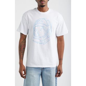 Billionaire Boys Club Helmet Sketch Graphic T-Shirt in White at Nordstrom, Size Xx-Large